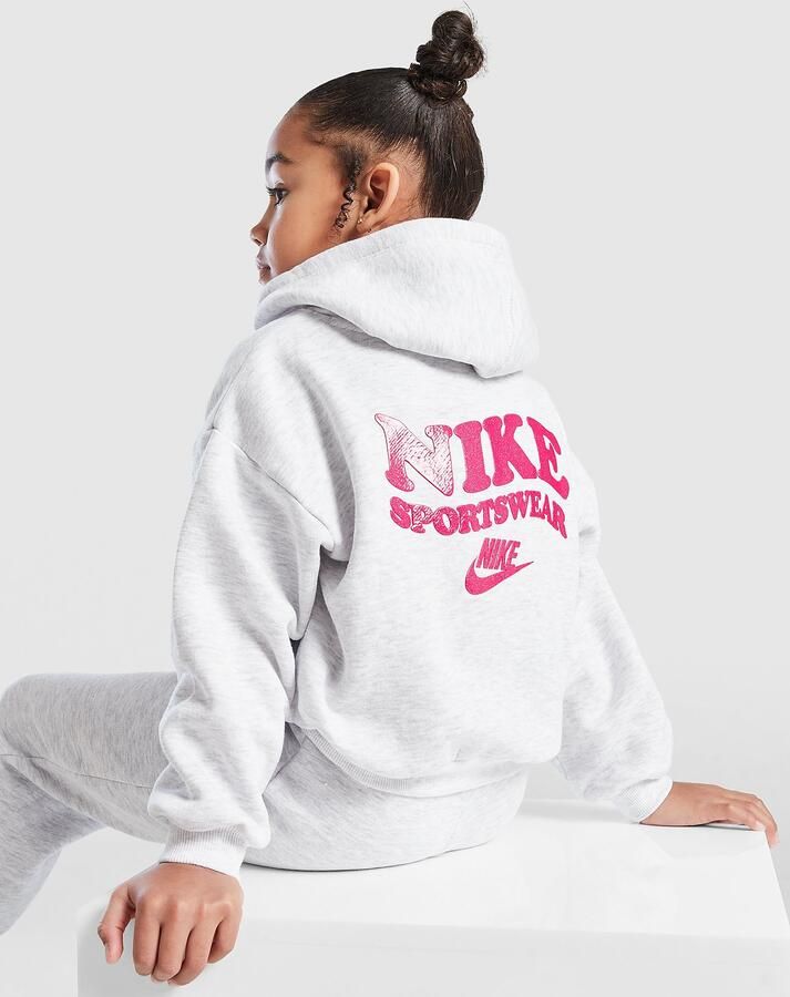 Nike ' Bubble Overhead Tracksuit Children Grijs Kind Grijs