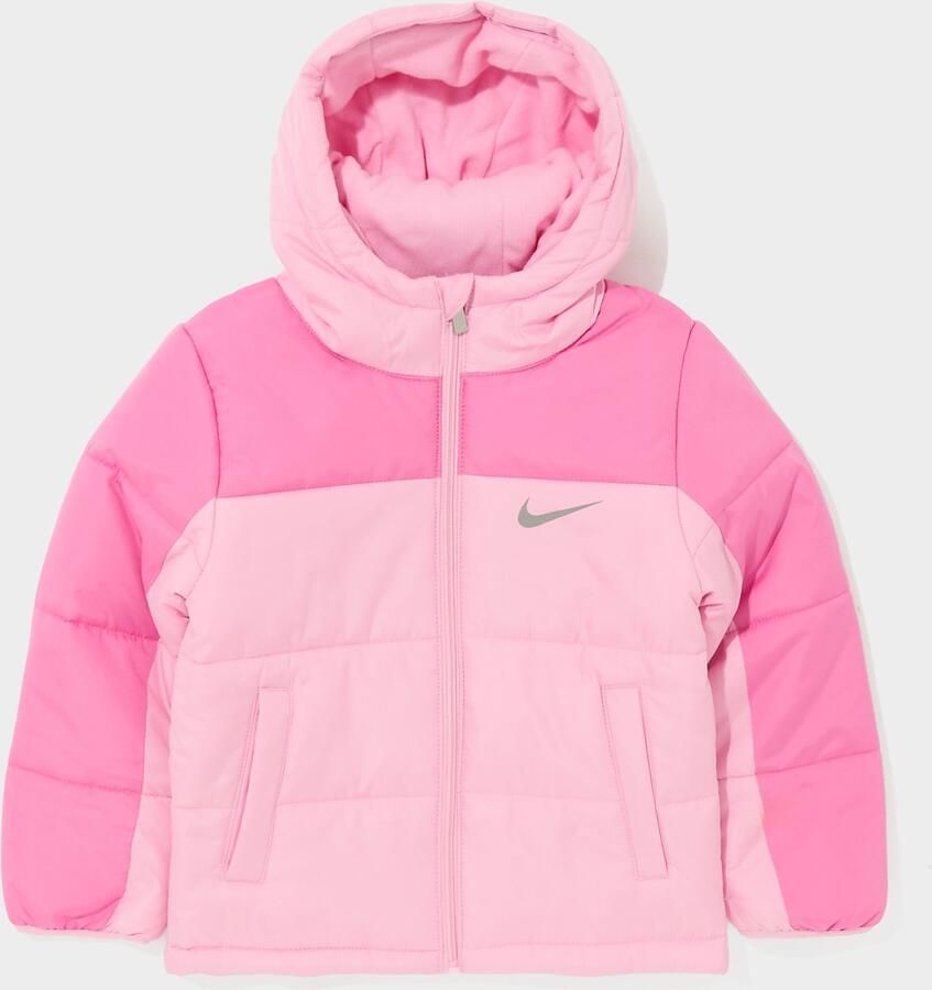 Nike ' Colour Block Baffle Jacket Children Roze