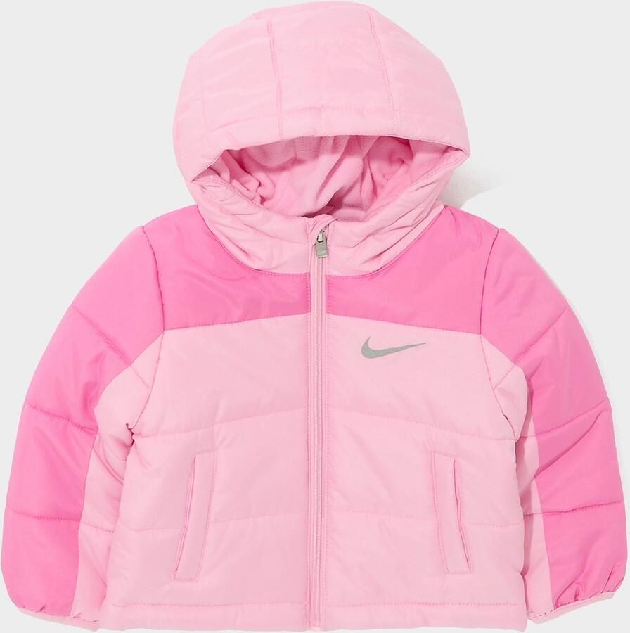 Nike ' Colour Block Baffle Jacket Infant Roze Kind Roze