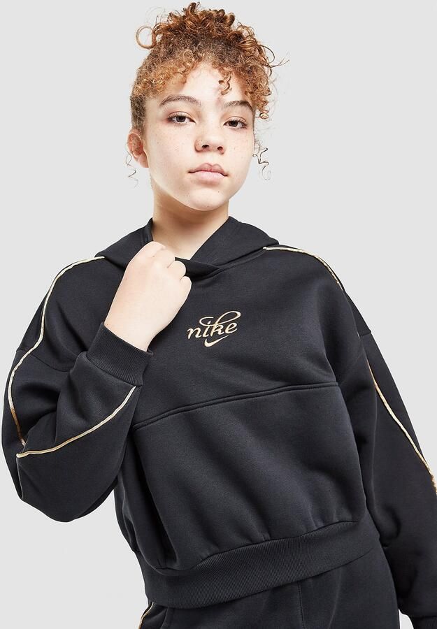 Nike ' Graphic Hoodie Junior Zwart Kind Zwart