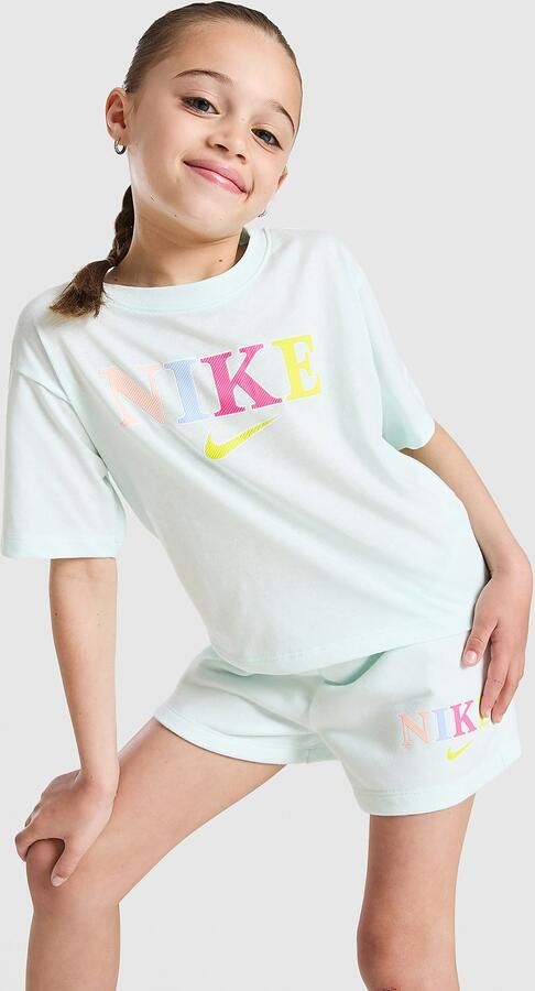 Nike ' Graphic T-Shirt Shorts Set Children Groen Kind Groen