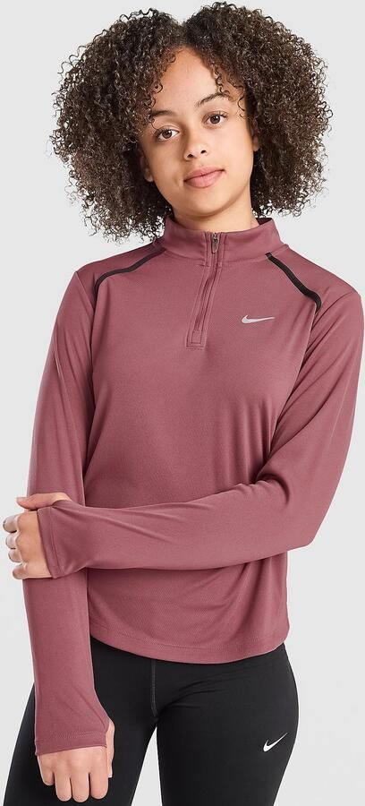 Nike ' Long Sleeve 1 2 Zip Top Junior Rood Kind Rood