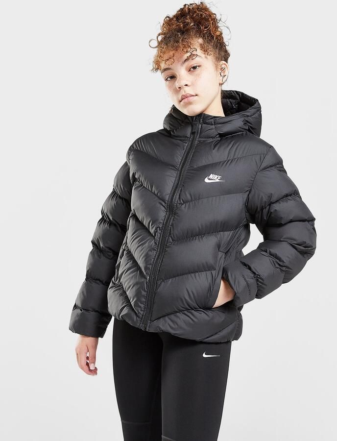 Nike ' Padded Jacket Junior Zwart