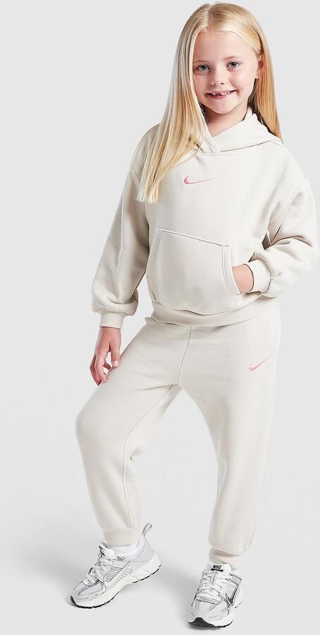 Nike ' Phoenix Overhead Tracksuit Children Beige