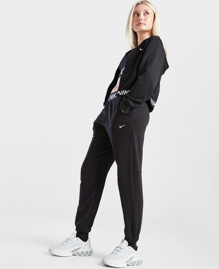 Nike ' Pro Dri-FIT Fleece Joggers Junior Zwart