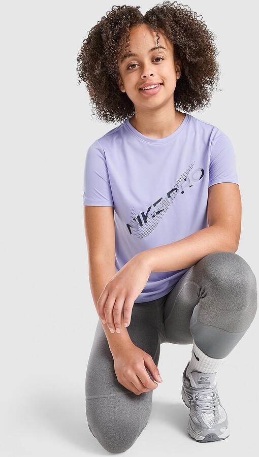 Nike ' Pro Fitness T-Shirt Junior Paars