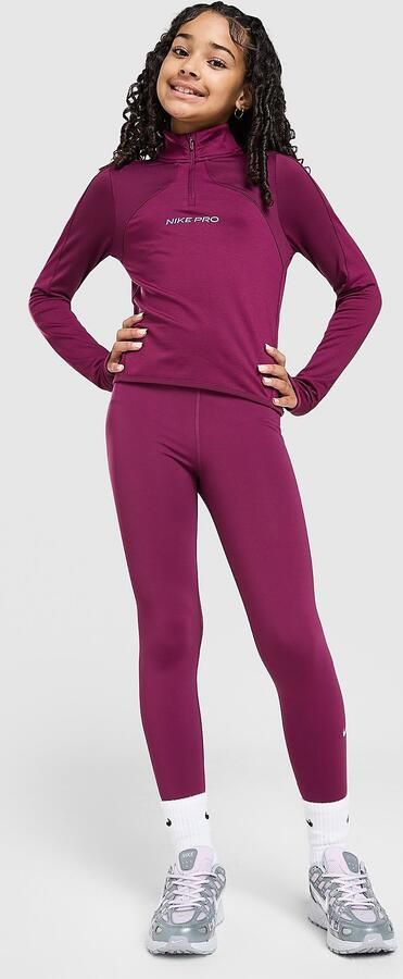 Nike ' Sport Pack 1 2 Zip Top Junior Rood Kind Rood