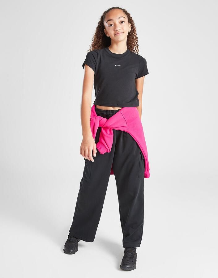 Nike ' Sportswear Crop T-Shirt Junior Zwart