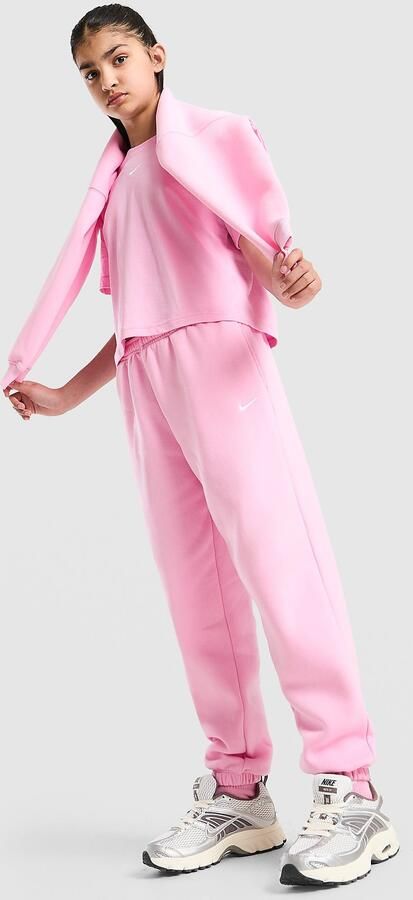 Nike ' Studio Fleece Joggers Junior Roze Kind Roze