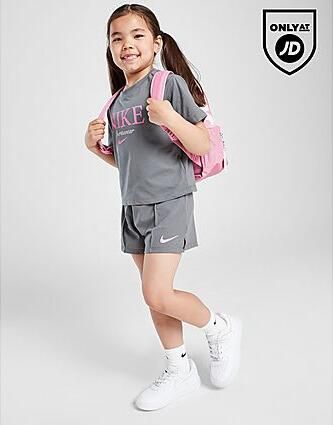 Nike ' Varsity T-Shirt Shorts Set Children Grey