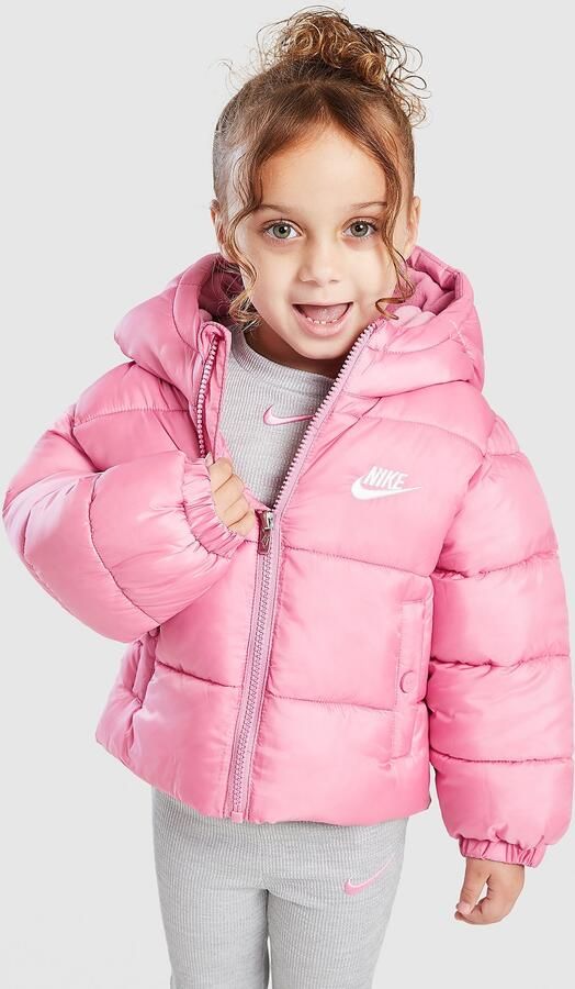 Nike ' Wide Baffle Puffer Jacket Infants Roze