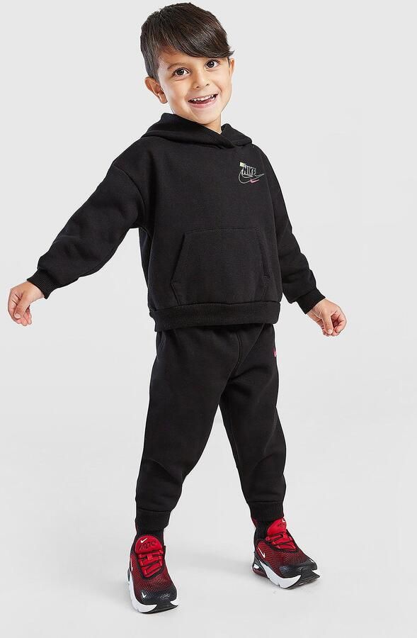 Nike Glow Repeat Swoosh Tracksuit Infant Zwart Kind Zwart