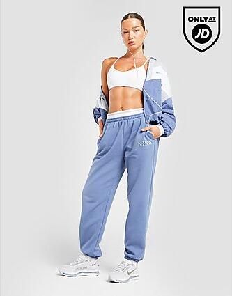 Nike Graphic Swoosh Oversized Joggers Blauw- Dames Blauw - Foto 2