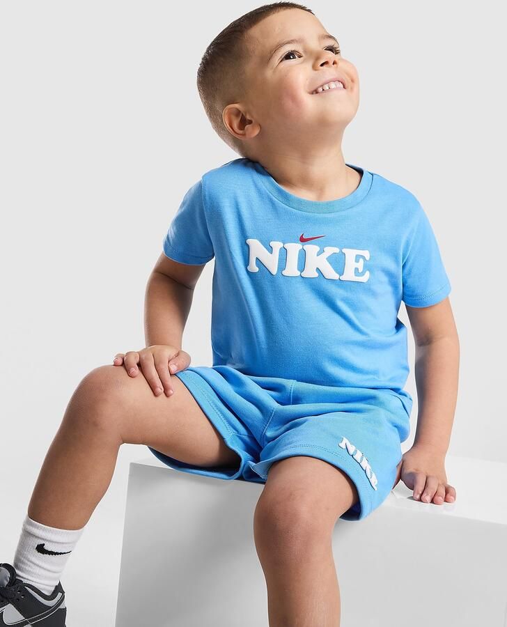 Nike Graphic T-Shirt Shorts Set Infant Blauw