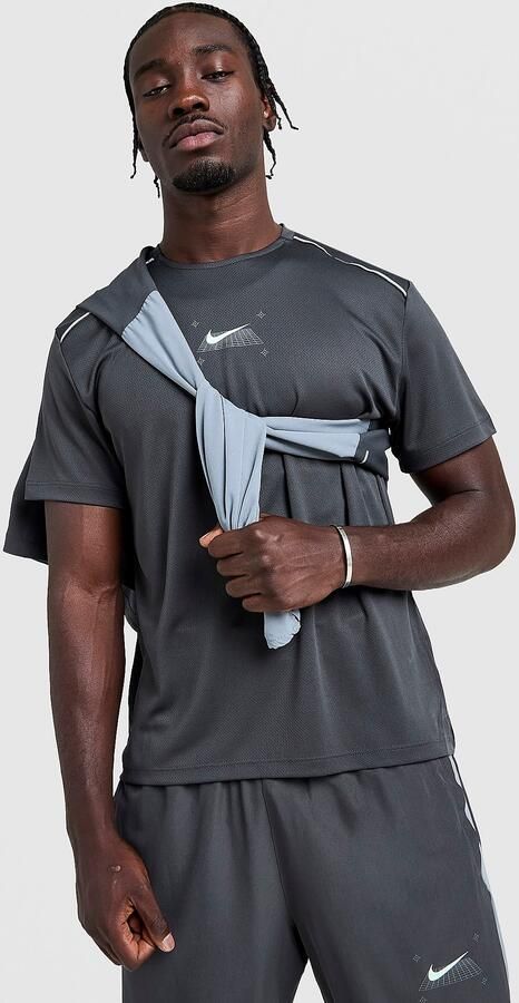 Nike Grid T-Shirt Zwart- Heren Zwart