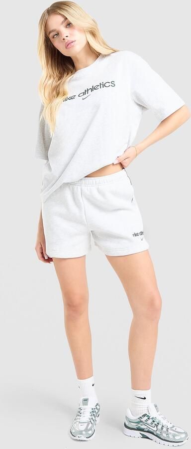 Nike Gym Life Swoosh 4" Shorts Grijs- Dames Grijs