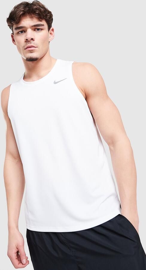Nike hardlooptanktop met Dri-FIT voor heren Miler Wit- Heren Wit - Foto 2