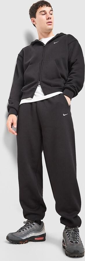 Nike Herenbroek met boorden Solo fleece Zwart- Heren Zwart