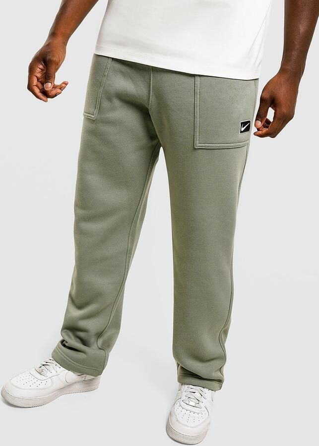Nike Herenbroek van fleece met open zoom Sportswear Grijs- Heren Grijs