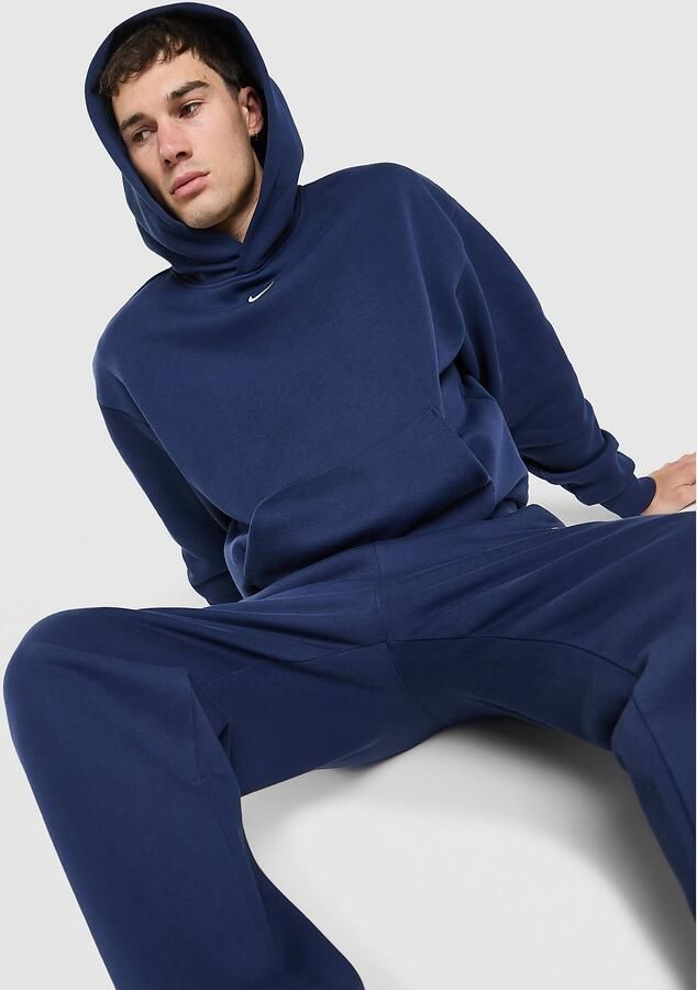 Nike Herenhoodie Solo fleece Blauw- Heren Blauw