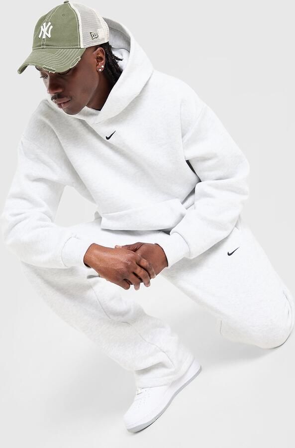 Nike Herenhoodie Solo fleece Grijs- Heren Grijs