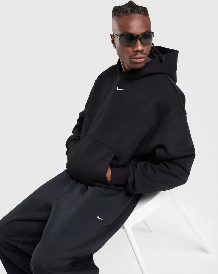 Nike Herenhoodie Solo fleece Zwart- Heren Zwart