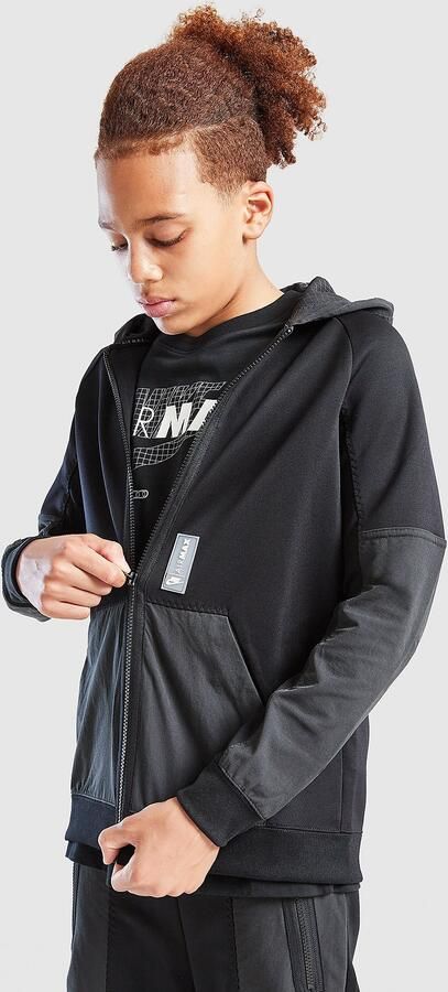 Nike Hoodie met rits voor Sportswear Air Max Zwart