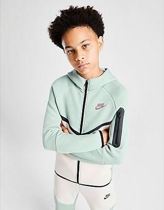 Nike Hoodie met rits voor kids Sportswear Tech Fleece Dusty Sage Dusty Sage