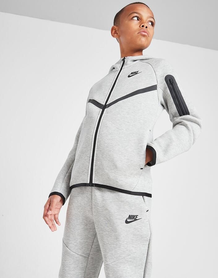 Nike Sportswear Tech Fleece Full-Zip Hoodie Unisex Hoodies & Sweaters grijs Kleding - Foto 2