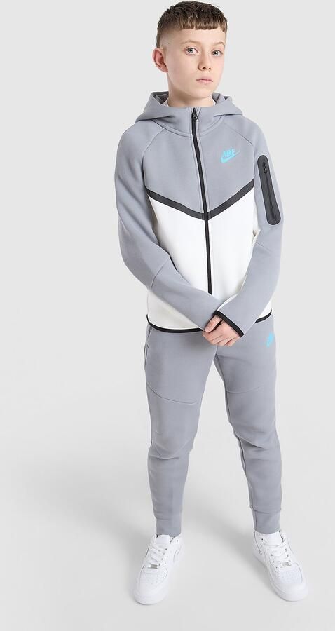 Nike Hoodie met rits voor kids Sportswear Tech Fleece Grijs