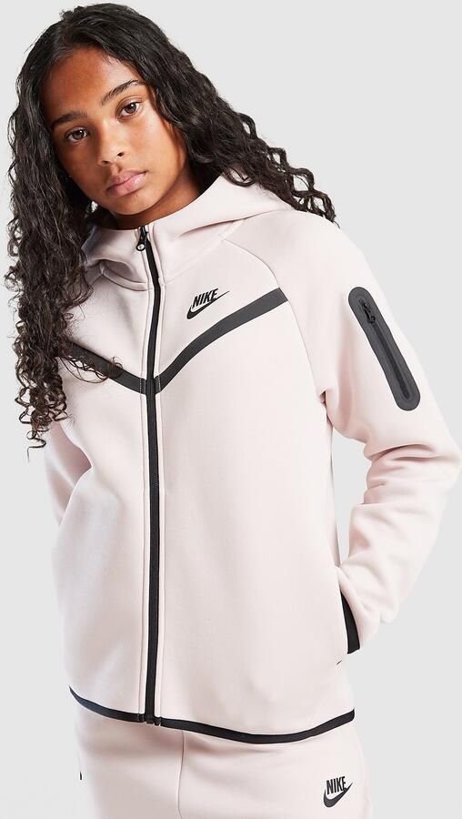 Nike Hoodie met rits voor Sportswear Tech Fleece Rood
