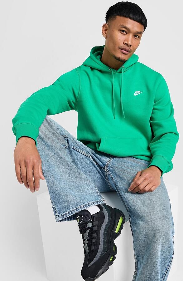 Nike Hoodie Sportswear Club Fleece Groen- Heren Groen