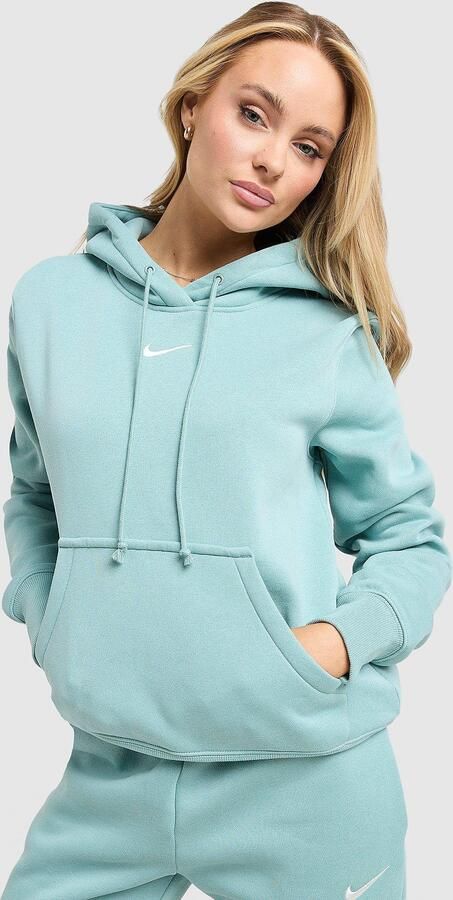Nike Hoodie voor dames Sportswear Phoenix Fleece Green- Dames Green - Foto 8