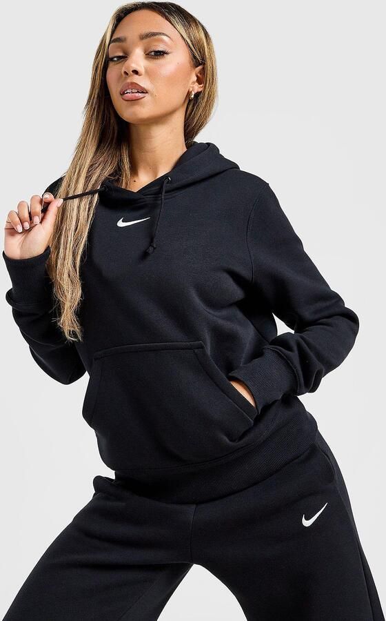 Nike Hoodie voor dames Sportswear Phoenix Fleece Zwart- Dames Zwart - Foto 3