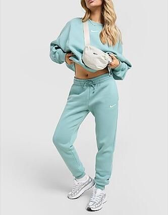 Nike Joggingbroek met halfhoge taille voor dames Sportswear Phoenix Fleece Blauw- Dames Blauw - Foto 2