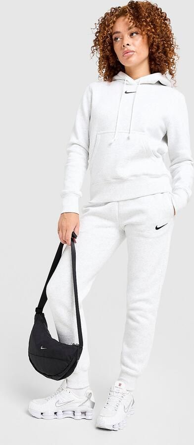 Nike Joggingbroek met halfhoge taille voor dames Sportswear Phoenix Fleece Grijs- Dames Grijs