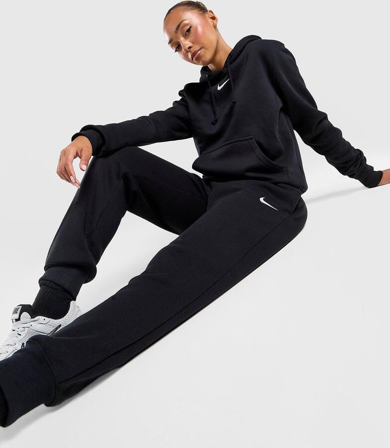 Nike Joggingbroek met halfhoge taille voor dames Sportswear Phoenix Fleece Zwart- Dames Zwart