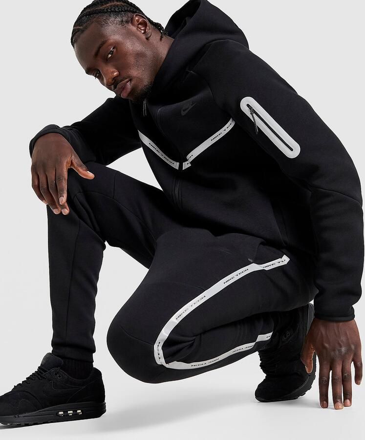Nike Joggingbroek van fleece voor heren Tech Zwart- Heren Zwart