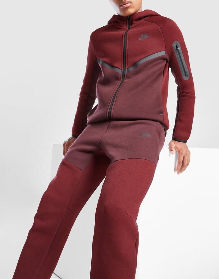 Nike Joggingbroek voor kids Sportswear Tech Fleece Rood