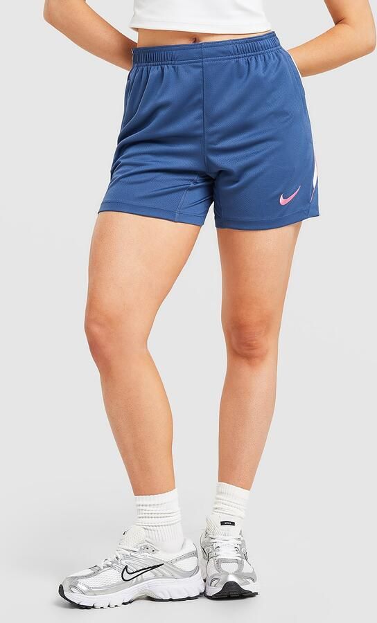 Nike Knit voetbalshorts met Dri-FIT voor dames Strike Blauw- Dames Blauw