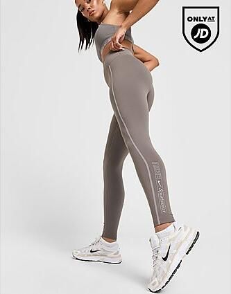Nike Lange legging met hoge taille voor dames One Fitted Cave Stone- Dames Cave Stone