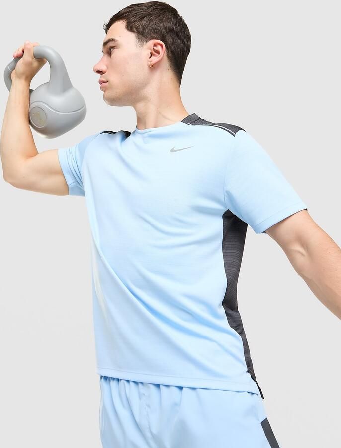 Nike Miler 1.0 T-Shirt Blauw- Heren Blauw