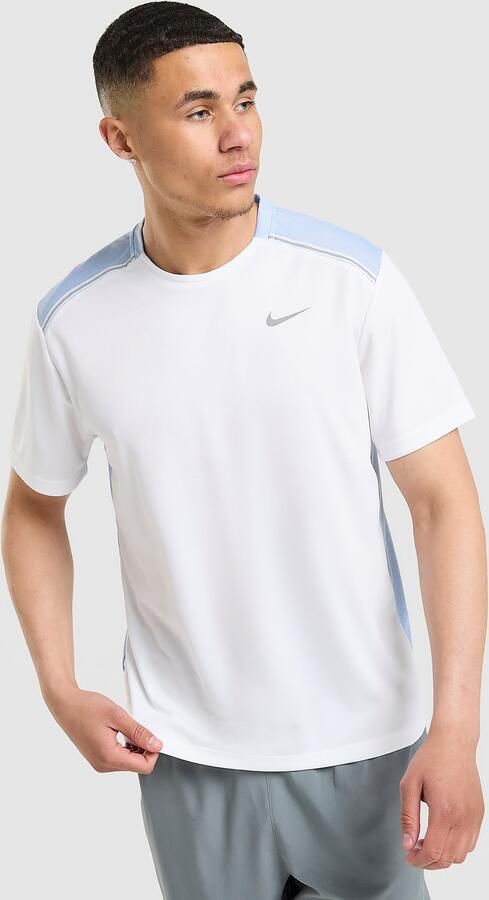 Nike Miler 1.0 T-Shirt Wit- Heren Wit