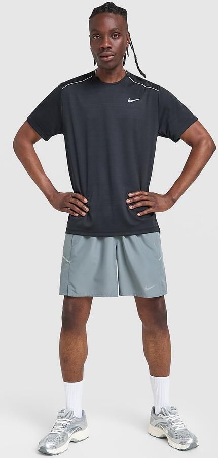 Nike Miler 1.0 T-Shirt Zwart- Heren Zwart