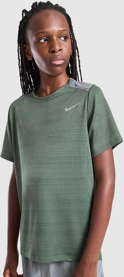 Nike Miler T-Shirt Junior Grijs Kind Grijs