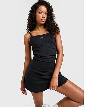 Nike One Strappy Tank Top Black- Dames Black