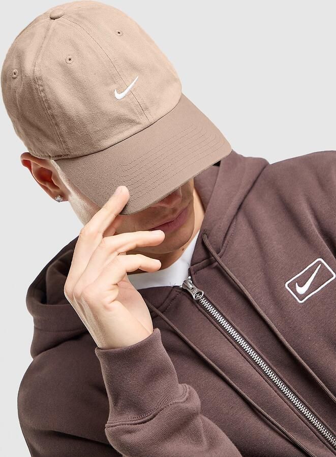 Nike Ongestructureerde denim pet Club Grijs- Heren Grijs