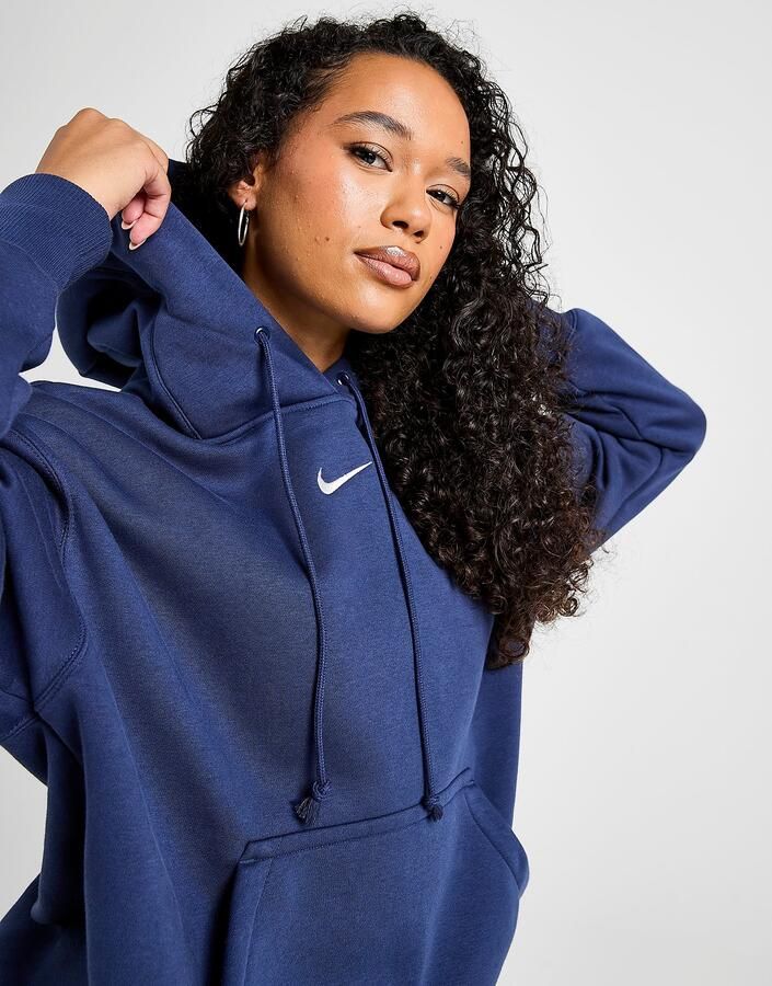 Nike Sportswear Fleece Oversize Hoodie Women Hoodies & Sweaters blauw Maat XS Kleding - Foto 2