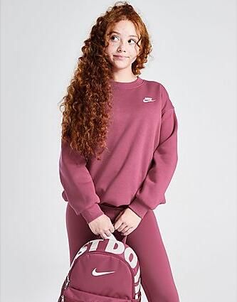Nike Sportswear Club Fleece Oversized Crew Unisex Hoodies & Sweaters rood Kleding - Foto 4