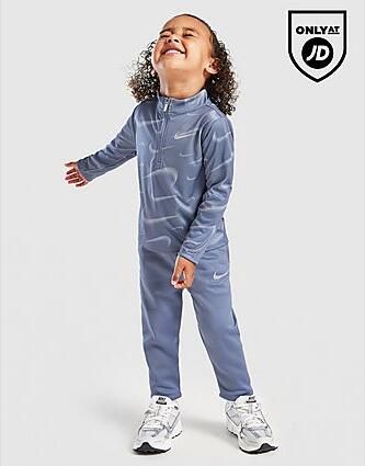 Nike Pacer 1 4 Zip All Over Print Tracksuit Infant Blue Kind Blue
